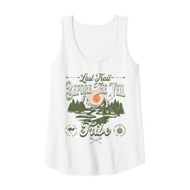 Womens Last Trail Before The Veil Mountain Camp Bachelorette Party Tank Top