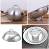 Holibanna Stainless Steel Steak Dome - Round Basting & Steaming