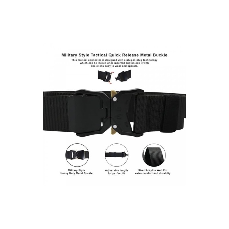 D555 Mens Dale Big Tall Kingsize Webbing Heavy Duty Tactical