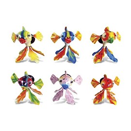 CoTa Global Exotic Fish Refrigerator Bobble Magnets Set of 6 - Assorted Color Fun Cute Sea Life Animal Bobble Head Magnets For Kitchen Fridge, Home Decor, Cool Office and Decorative Novelty - 6 Pack