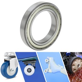 ACROPIX 6017ZZ Deep Groove Ball Bearings P0 85x130x22mm Lubricated Bearings Double Metal Seal Silver Tone Scooter Skateboard Wheel