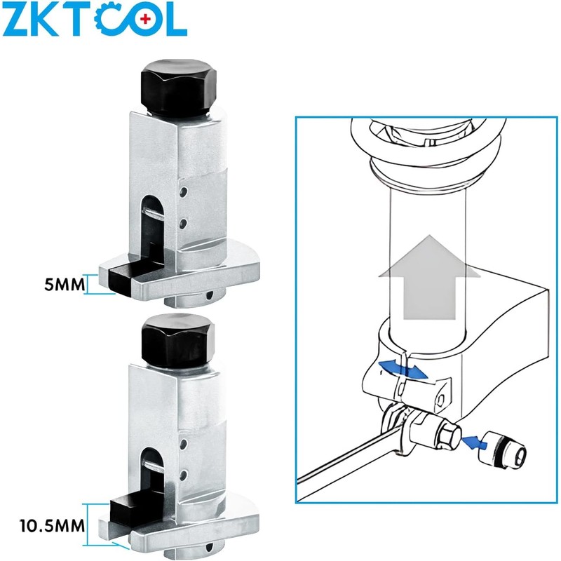 ZKTOOL Suspension Strut Spreader Tool, Car Strut Shock Absorber Ram
