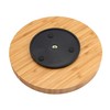 Fasmov 10 Inches Diameter Bamboo Lazy Susan Turntable, Spin Thicken