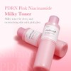 Medicube PDRN - Tnico lechoso de niacinamida rosa para hidratar,