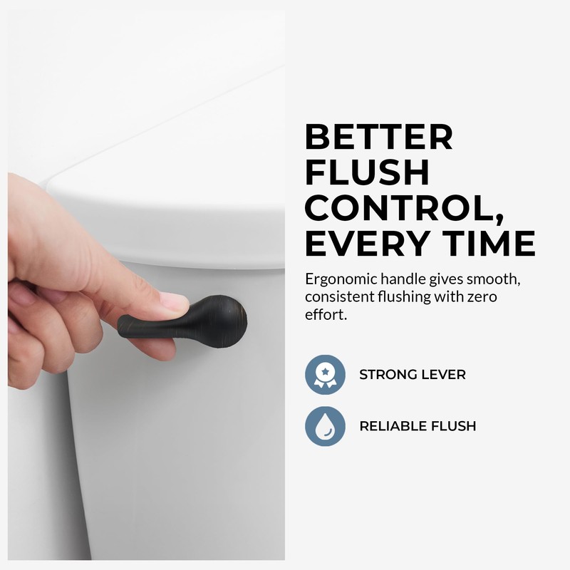 Qualihome Universal Side Mount Toilet Handle Tank Flush Lever Replacement