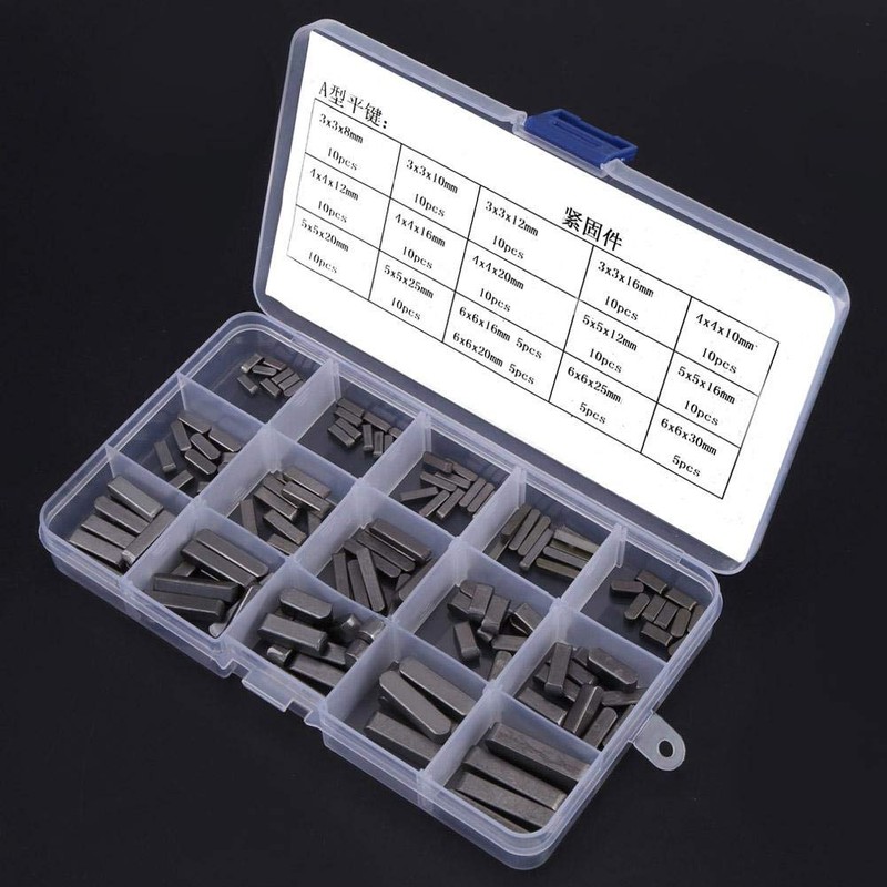 140 Pcs Round Head Spring Key Spring Set Stainless Steel