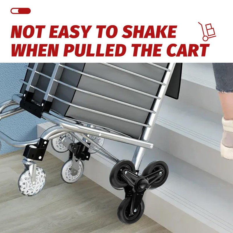 VINTORKY Stair Climbing Wheel Accessories - Heavy Duty Triangle Wheels