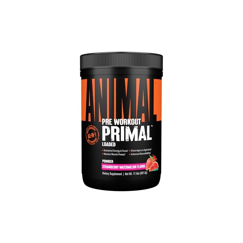 ANIMAL Primal Pre Workout Strawberry Watermelon – Training Booster with