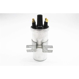 1 PC Silver Ignition Coil,12 Volt 3 Ohm Non-Ballast Ignition Coil Fits For Lucas DLB101 Standard Points 11040