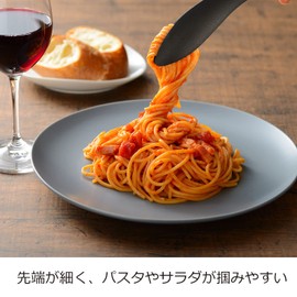 Oaks Reye Tongs, Black Stainless Steel, Fluorinated Tongs, Made in Japan