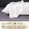 LILYSILK Luxus Seide Kopfkissenbezug Kissenbezug mit Hotelverschluss Kissenhülle aus 100%