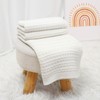 mimixiong Soft Cotton Cellular Baby Blanket Knit Newborn Blanket Baby