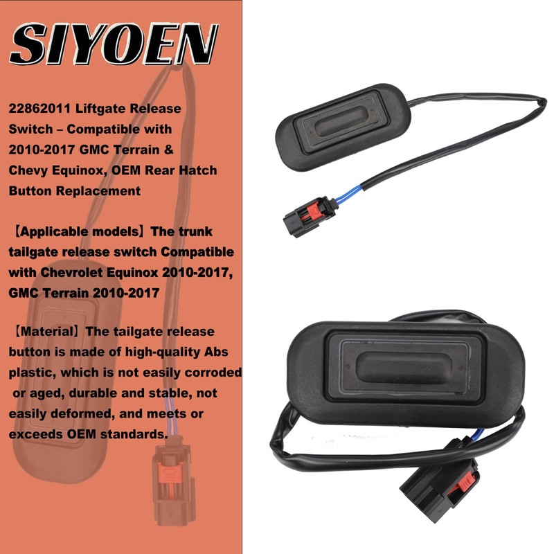 22862011 Liftgate Release Switch – Compatible with 2010-2017 GMC Terrain