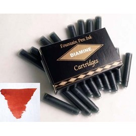 Diamine Refills Monaco Red Pack of 18 Fountain Pen Cartridge - DM-8009