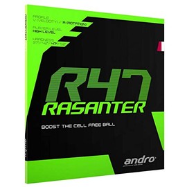 ANDRO Belag Rasanter R 47 Farbe 2,0 mm, rot, Größe 2,0 mm, rot