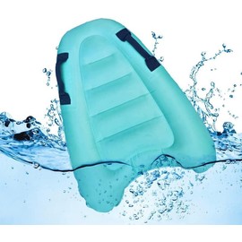 Norhogo Inflatable Body Board, Portable Inflatable Float Fin, Surfboards Soft Bodyboards for Swimming, Learning Auxiliary Mat, Pool Float Aquaplane for Beach Swimming Pool (Blue)