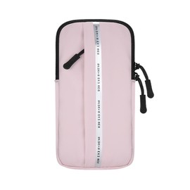 Running, Smartphone Armband, Compatible with 6.8 inches or Smaller, Fall Prevention, Sweat Proof, Waterproof, Won't Sway, Easy to Put on and Take Off, Adjustable, Large Capacity, Night Reflective