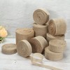 PATIKIL 1 Inch Wide 20 Yards Burlap Fabric Ribbon, 1
