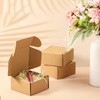 Qilery 60 Pcs Shipping Boxes Small Corrugated Cardboard Box Packaging