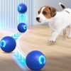 2pcs Bouncing Ball For Dogs,Interactive Dog Toys With Led Flash