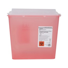 McKesson Prevent Sharps Container 5 Quart 10.75"Hx10.5"W