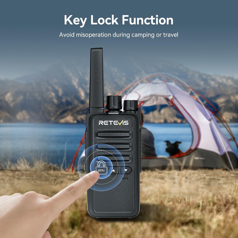 Retevis RT68B 2 Way Radio, Long Range Walkie Talkies for