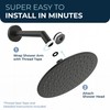 HammerHead Showers® Solid Metal 8 Inch Rainfall Shower Head –