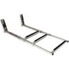Amarine Made Boat Ladder, 3 Step Stainless Steel Telescoping Boat