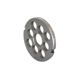 WolfCut H82 meat grinder disc with 16.0 mm bore system Unger coded with 2 grooves tool steel