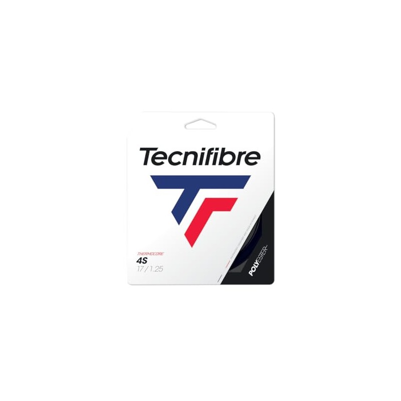 Tecnifibre 4S Tennis String 1.20 Black - 12m Set