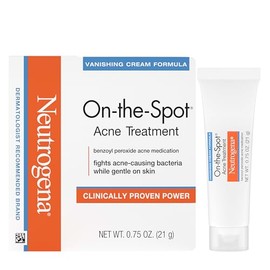 Tratamiento Neutrogena on the Spot para el acné. Fórmula para la desaparición. 0.75 oz., paquete de de 1