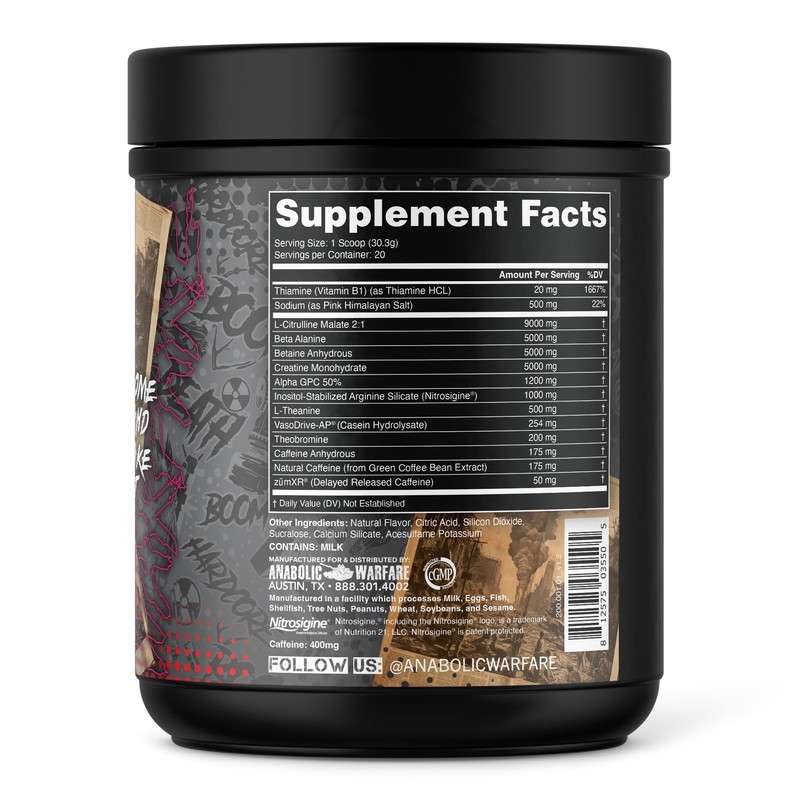 Anabolic Warfare Defcon1 High Stim, High-Intensity Pre-Workout Powder (Fruit Explosion,