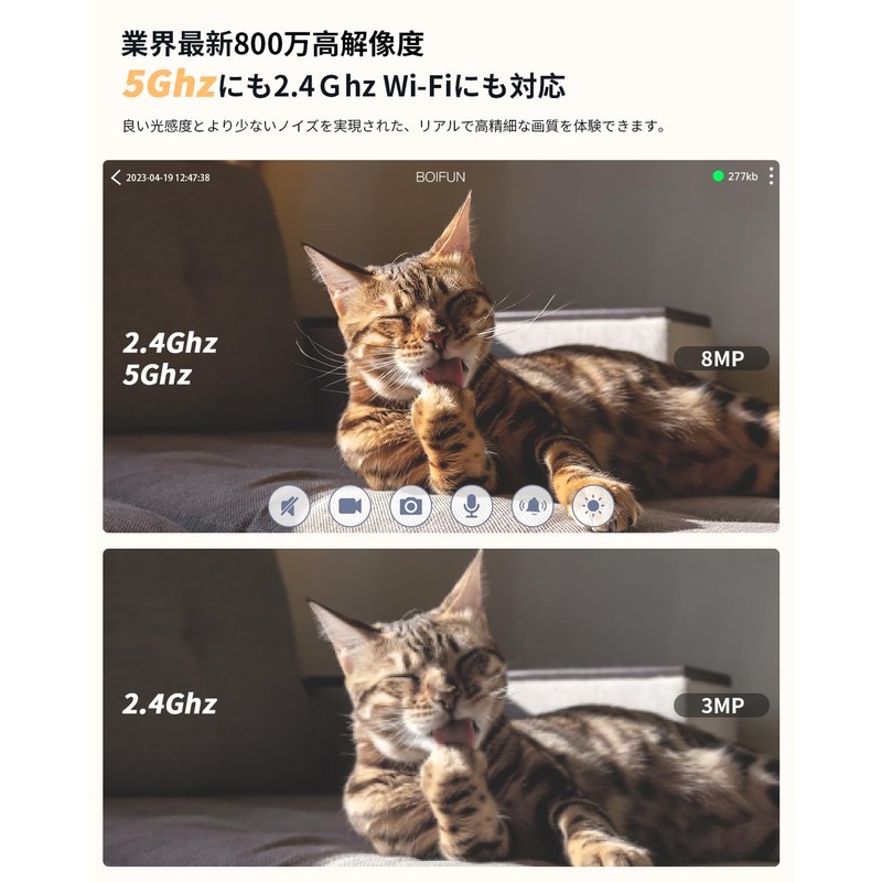 【Manufacturer 2-Year Warranty・4K 80 Million High Pixel Evolution・2.4G & 5G