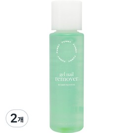 Funny Gel Nail Remover, 2, 130ml / 퍼니 젤네일 리무버, 2개, 130ml
