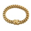 JovJewelry Mens Cuban Link Chain Necklace Bracelet Heavy Duty 18K
