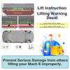 BestEvMod Compatible with Mach E Lifting Jack Pads Set of