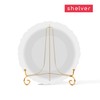 Metal Plate Stand for Display, Gold Colour, Foldable, Pack of