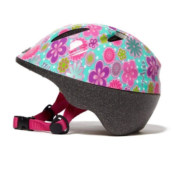 Raleigh - CSH996 - Rascal Lightweight Adjustable Children's Cycling Helmet Size 44-50cm Flowers Pattern
