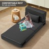 SUYOLS Folding Sofa Bed with Pillow- Convertible Chair Floor Couch