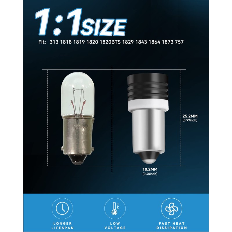 1820 Bulb 1816 1815 1495 1813 1819 53 57 BA9S