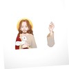 iplusmile 3pcs Car Wiper Sticker Jesus Decal for Left-Hand Swing