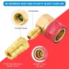 Tigbear R1234YF to R134A Adapter 90 Degrees R1234YF to R134A