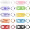 Pack of 100 Metal Binder Rings 30mm for Binder Key