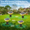 Ultrasonic Mole Repellent Outdoor, 6 Pack Gopher Repellent Solar-Powered for