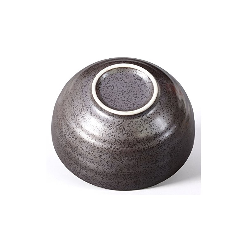 Matcha Bowl / Matcha Tea Bowl 250 ml Anthracite/Blue, Flower