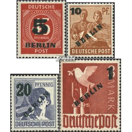Berlin (West) 64-67 (complete.issue.) fine used/cancelled 1949 green printing (Stamps for collectors)