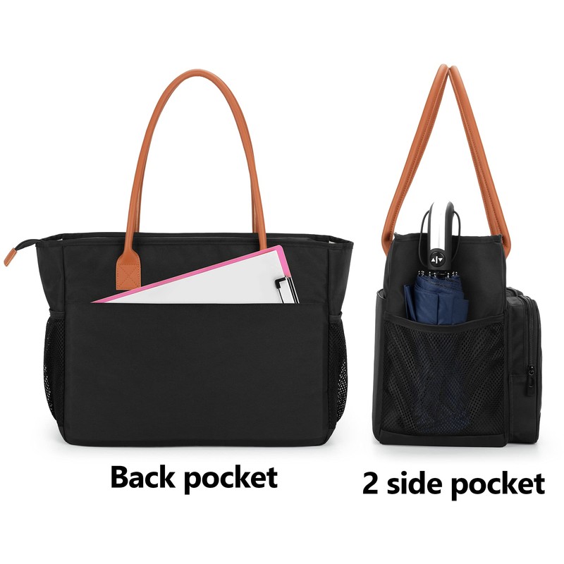 CURMIO Teacher Bag, Portable Briefcases with Padded Laptop Compartment, Teacher