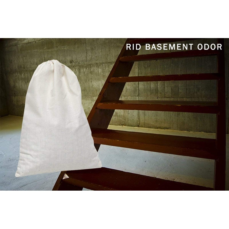 SMELLEZE Reusable Basement Odor Removal Deodorizer Pouch: Rids Funky Smell