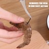 Vonty Shrimp Deveiner Tool Stainless Steel Shrimp Cleaner Knife with