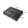 ORIGINCOM DPSEC8K2P DisplayPort Switcher, Bidirectional DP Selector, 1 Input, 2